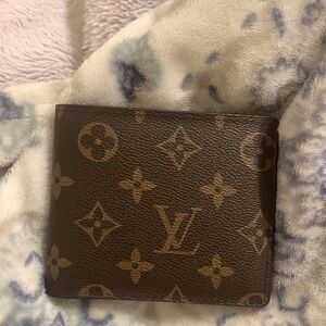 Louis Vuitton leather wallet